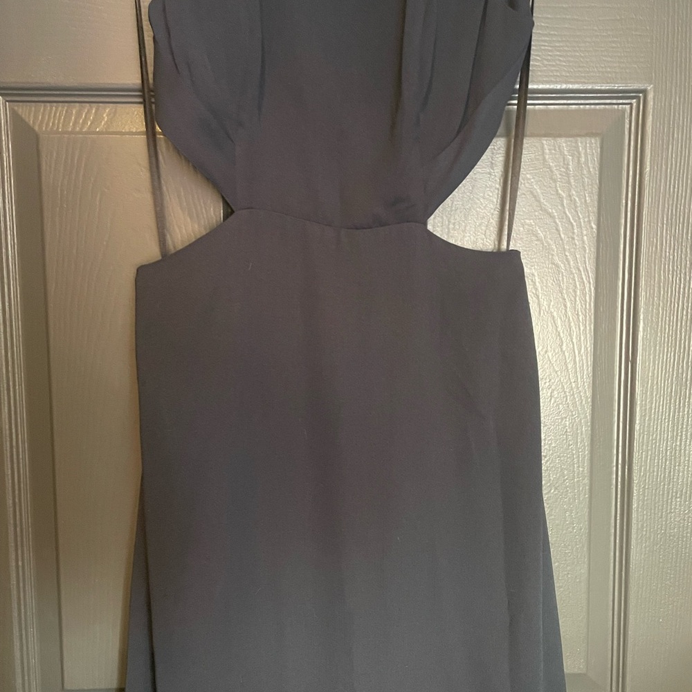 NWT H&M navy jumpsuit with open back size 12 - Picture 4 of 13